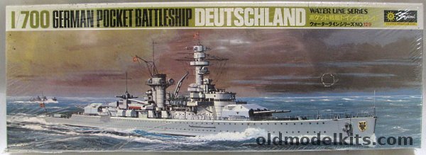 Fujimi 1/700 Deutschland Pocket Battleship - German Navy Heavy Cruiser, WLB129 plastic model kit